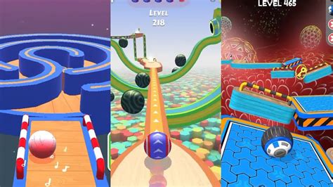 Going Balls Vs Sky Rolling Ball And Action Bolls Gameplay Ios Game All