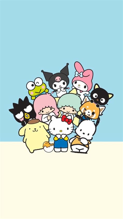 Download Hello Kitty And Friends Gathered Together Wallpaper