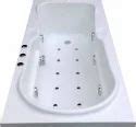 White Lucite Cast Acrylic 6x3 Feet Jacuzzi Bath Tub For Bathroom At Rs