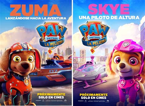 Estrenan posters de la nueva película de Paw Patrol e consulta