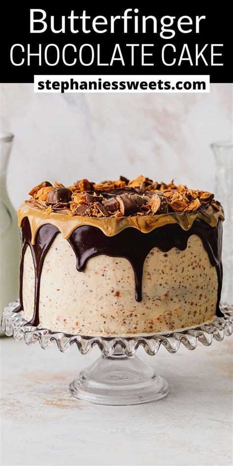 Butterfinger Cake Stephanie S Sweet Treats Stephanie Rutherford