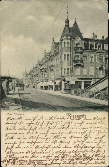 Ansichtskarte Postkarte Dresden Blasewitz Cafe Toscana Akpool De