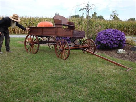 Jumbo Rustic Buckboard Wagon by Dutchcrafters Amish Furniture