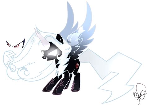 Mlp Dark Lightning Sleepybelle By Bah Rosales On Deviantart