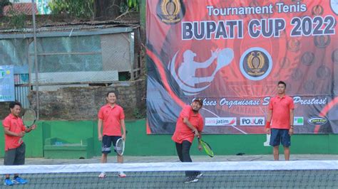 Buka Turnamen Tenis Bupati Cup Fauzi Semoga Lahirkan Atlet