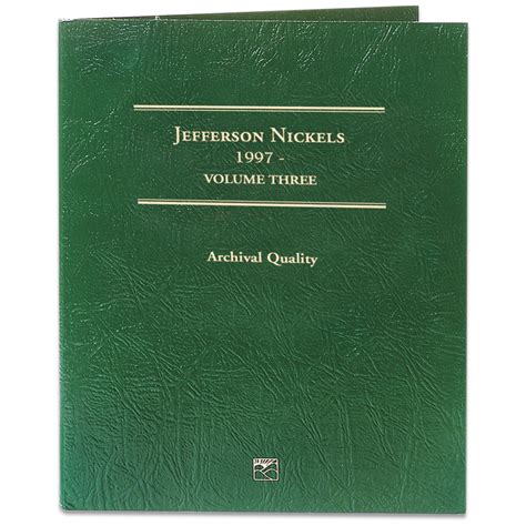 1997 2016 Jefferson Nickel Folder Volume 3 Littleton Coin Company