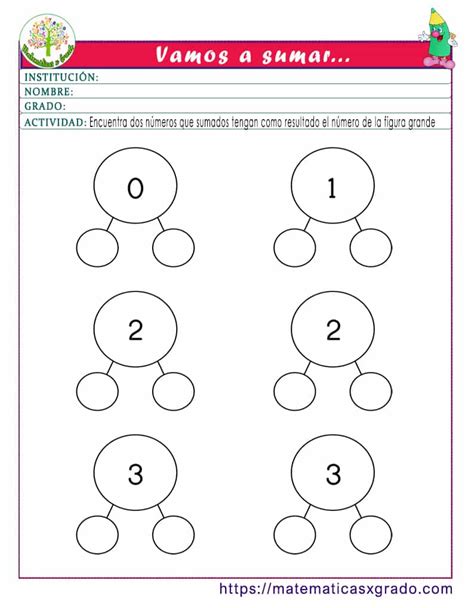 Actividades De Sumas Para Primer Grado De Primaria