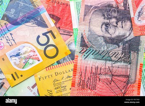 Surtido De Moneda Australiana Compuesto De Cincuenta 50 Veinte