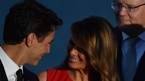 Melania Trump Justin Trudeau G7 Air Kiss Like A ‘vogue Ad The