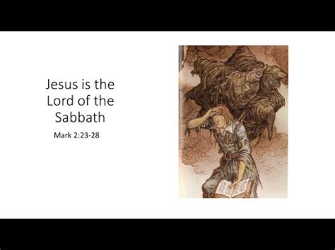 Jesus Is The Lord Of The Sabbath Mark 2 23 28 YouTube