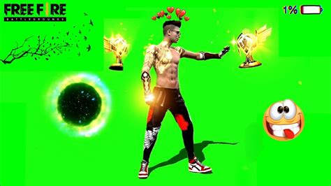 Free Fire New Emote Green Screen All Emote Ff Non Copyright