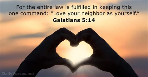 January 30 2024 Bible Verse Of The Day Galatians 5 14