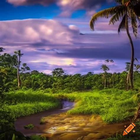 Realistic Photo Of A Beautiful Landscape In Guyana On Craiyon