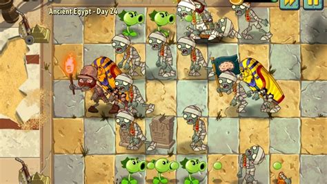 Plants Vs Zombies Pvz Ancient Egypt Day With Mr Boss Mr