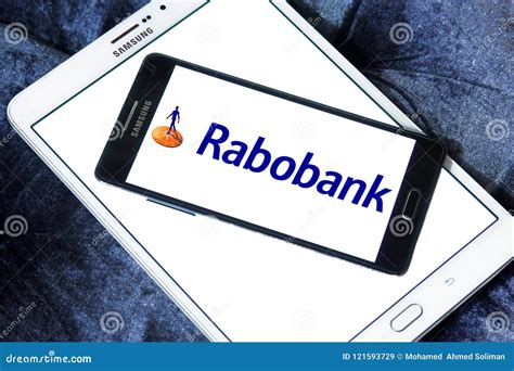 Rabobank logo editorial stock image. Image of emblem - 121593729