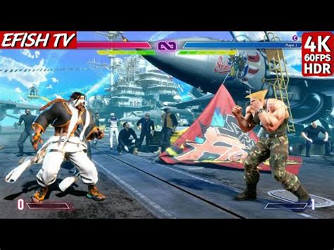 Rashid Vs Guile Hardest Ai Street Fighter Ps K Fps Youtube