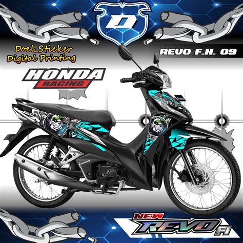 Jual Sticker Striping Revo Fi New Revo Fit Injeksi List Variasi