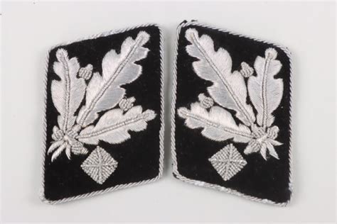 Ratisbon S Waffen Ss Collar Tabs For A Gruppenf Hrer Discover