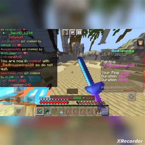 Minecraft My Pvp Experience In God Spunky Server Minecraft Pvp