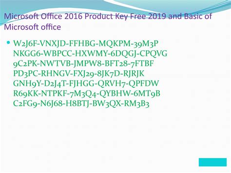 Microsoft Office Product Key Generator Working Activation C