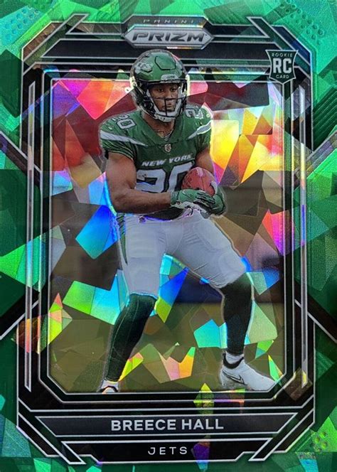 Breece Hall 2022 Prizm Green Ice 317 Price Guide Sports Card Investor