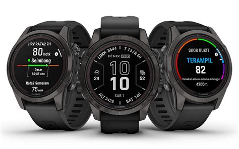 fēnix 7S Pro Jam Tangan GPS Multisport dengan Senter Tenaga Surya