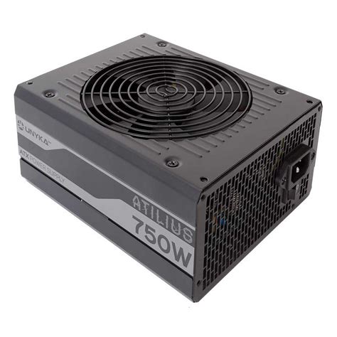 Unykach ATILUS 750W Power Supply Black Techinn