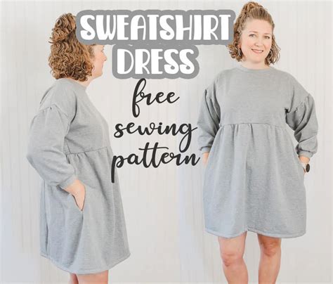 Free Sweatshirt Dress Sewing Pattern Life Sew Savory