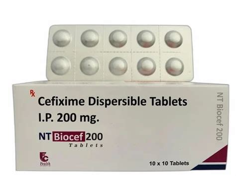 Cefixime Dispersible Tablets I P Mg At Rs Box Zifi Mg