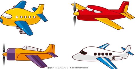 卡通 飞机图片_交通工具_现代科技_图行天下图库