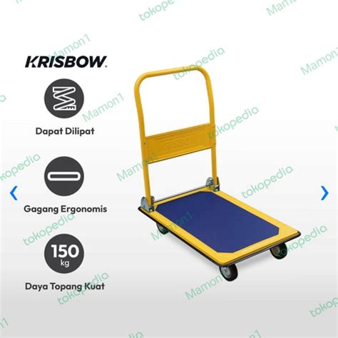 Jual Troli Barang Lipat 150kg Krisbow Hand Truck Kota Surabaya