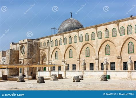 Al Aqsa Mosque En La Explanada De Las Mezquitas Jerusalén Israel Foto