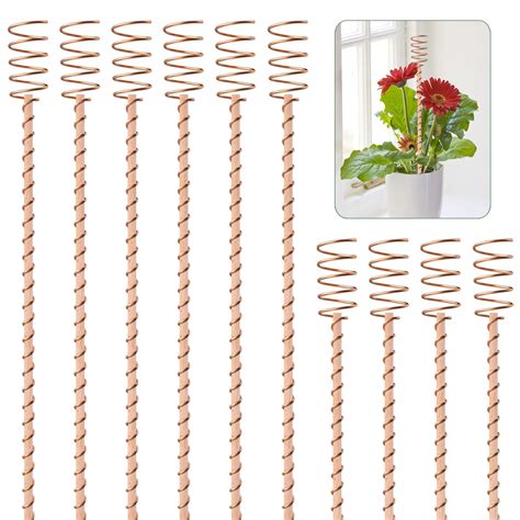 10 Pack 17 Electroculture Plant Stakes Long Copper Garden Stakes