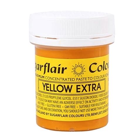 Barwnik Sugarflair Paste Colours Yellow Extra Spectral G Sweetdecor