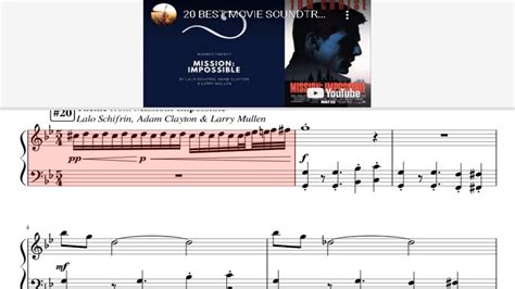 Top Film Soundtracks Medley Piano Sheet Music Youtube