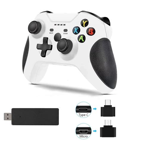 KEINXS Wireless Controller for Xbox One, Game Controller Gamepad 2.4GHZ ...