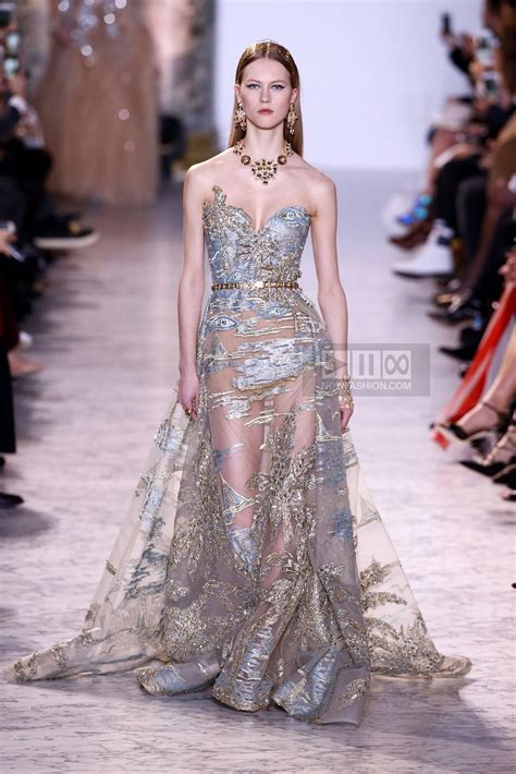 Elie Saab Couture Fashion Show Collection Spring Summer Presented