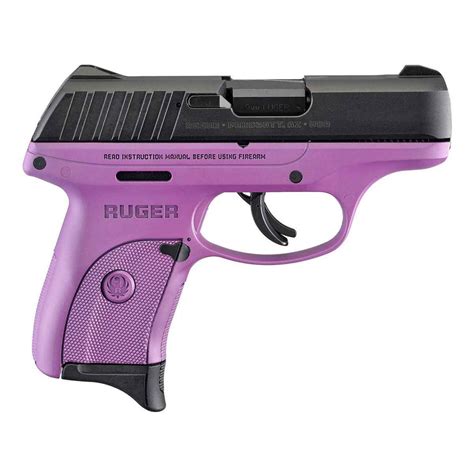 Ruger Ec9s 9mm Luger 3 12in Black Purple Pistol 7 1 Rounds Purple Sportsman S Warehouse