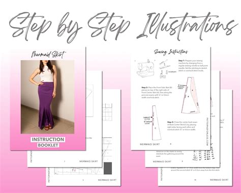 Maxi Mermaid Skirt Sewing Pattern Patterns For Less