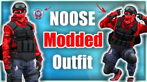 GTA5 I NEW Red NOOSE Modded Outfit Tutorial NOOSE CEO Armor MORE