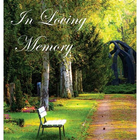 In Loving Memory Funeral Guest Book, Celebration of Life, Wake, Loss ...