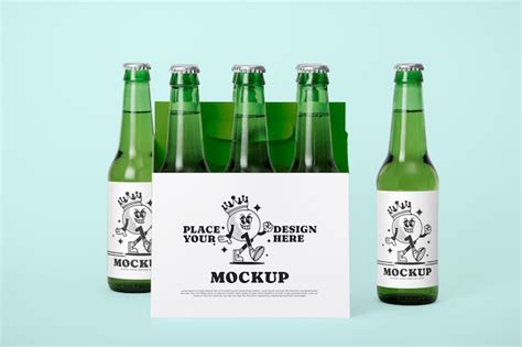 Premium Psd Beer Six Pack Mockup