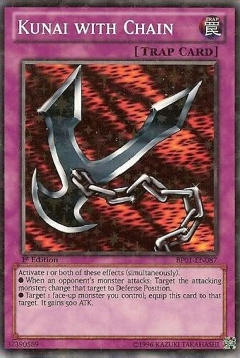 Kunai With Chain Starfoil Battle Pack Epic Dawn Yugioh