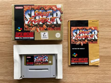 Super Street Fighter Ii 2 Super Nintendo Snes Pal Complete Cib Boxed