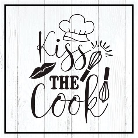 Kiss The Cook Svg Masterbundles Funny Kitchen Bundle Funny Kitchen