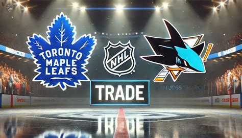 Nhl Trade Toronto Maple Leafs Trade Timothy Liljegren To Sharks For