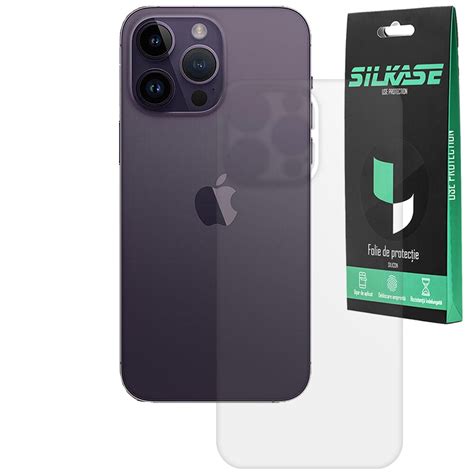 Folie Spate Mata SILKASE Pentru Apple IPhone 14 Pro Max Protectie