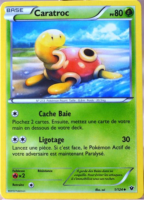 carte Pokémon 1 124 Caractroc 80 PV XY Impact des Destins NEUF FR eBay