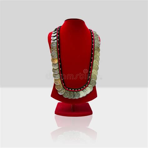 Nepali Traditional And Cultural Jewellery Necklace Stock Photo Image