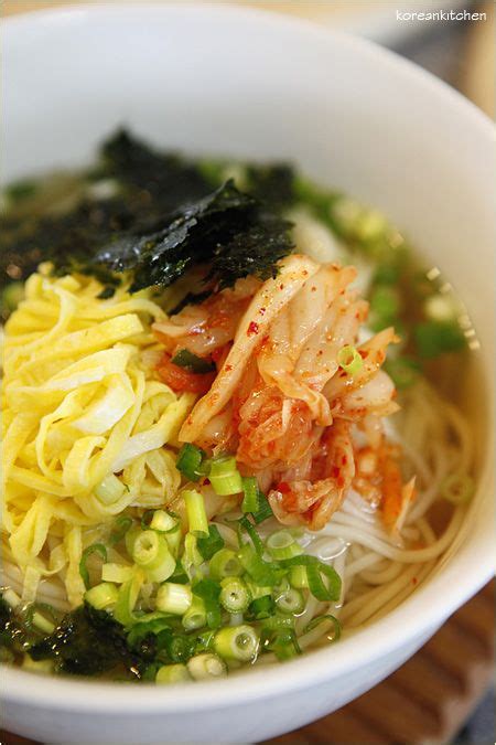 Janchi Guksu Somyun Noodle In Anchovy Broth With Various Toppings